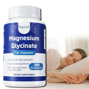 Magnesium Glycinate - Support Nerve Heart and Muscle Health Helps with Stress Sleep Quality Support Muscles Recovery