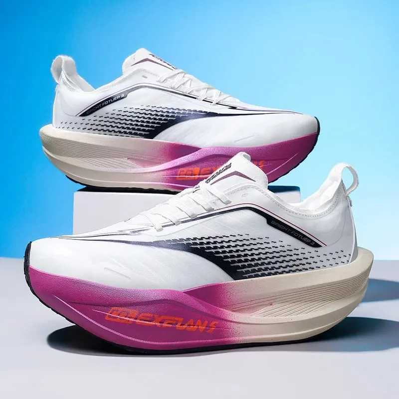 Marathon Running Shoes Men Sports Outdoor Casual Shoes Carbon Plate Lightweight HardWearing Women Comfortable Athletic Sneakers