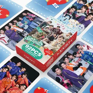 Thai BL Star 92 ks Sada fotografických karet 60 ks HD fotografických karet 32 ​​ks samolepek Thai Idol Fan Sběratelské dekorativní dárkové karty