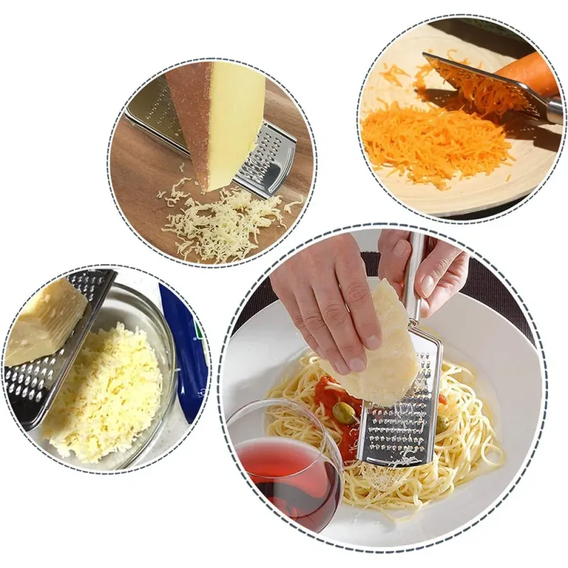 Micro Blade Cheese Grater Carrot Ginger Grater With Stainless Steel Handle Nutmeg Lemon Zester Vegetable Graters PY0029