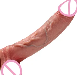 Spessore Silicone Dildo Enorme Pene Finto Doppio Cazzo Donna G-Spot con Potente Ventosa Giocattolo Adulto Del Sesso Della Vagina Orgasmo Masturbatore