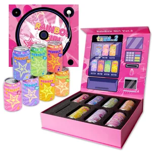 YUU 7PCS Hidden Canned Male Masturbators Blowjob Soft Sex Toys Pocket Pussy Portable Masturbation Tool Anime Onahole for Men 18+