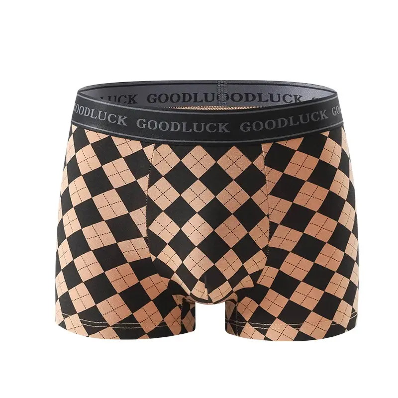 4 piezas de ropa interior de moda para hombres, pantalones cortos deportivos, Boxers para hombres, ropa interior de lujo para hombres, Boxers de verano finos transpirables
