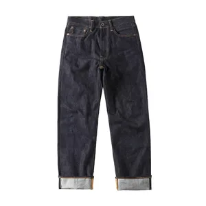Red Tornado 55501 Calça jeans masculina 14 onças Raw Selvedge Calça jeans para homens soltos e retos