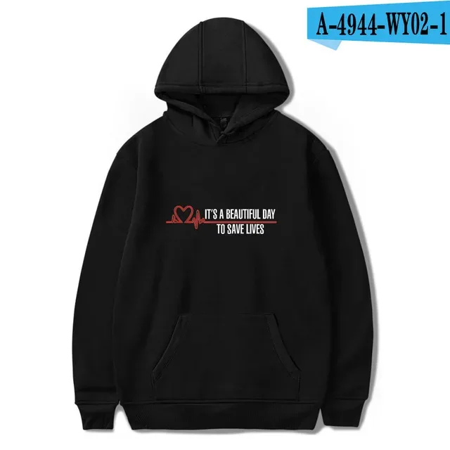 Harajuku Grey's Anatomy Tumblr Greys Anatomy sudaderas con capucha estampadas sudaderas hombres/mujeres sudadera cómoda jerseys para adultos/niño