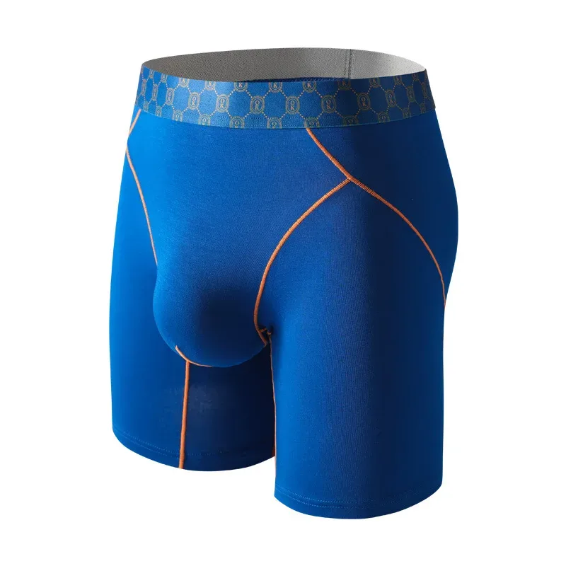 Erkek Boksörler Bambu Elyaf İç Erkek Külot Homme Ropa Nefes U Dışbükey Kese Uzun Külot Artı Boyutu baksır şort M-XXL