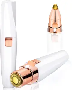 Dighealth 2 EN 1 Rasoir De Sourcils Rechargeable Épilateur Facial Maquillage Mini Rasoir Épilateur Indolore avec Lumière LED Intégrée