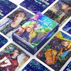 60ks LNGSHOT Nové album SHOT CALLERS Fotopohlednice Samolepky Kpop Merch Lomo Karty Set Fanoušci Kolekce Karty Giftsi
