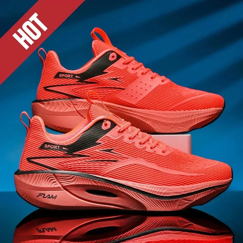2026 Men Women Marathon Running Shoes Air Cushion Breathable Lightweight Jogging Racing Sports Sneakers Tennis Gym Outdoor