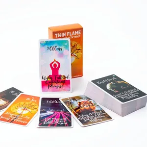 New Arrival 78Cards Twin Flame Awakened Path Tarot Deck Card 10.3x6cm For Family Party Fortune Telling Divination Game